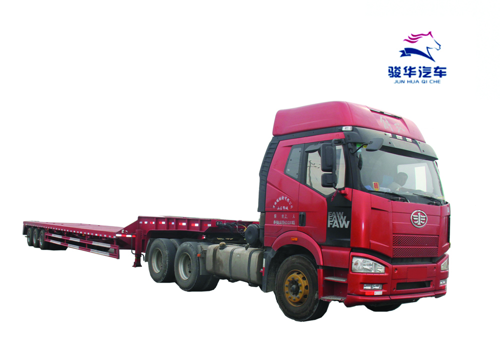 低平板半挂车