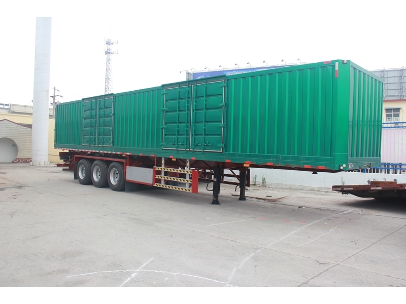 骨架集装箱式运输半挂车