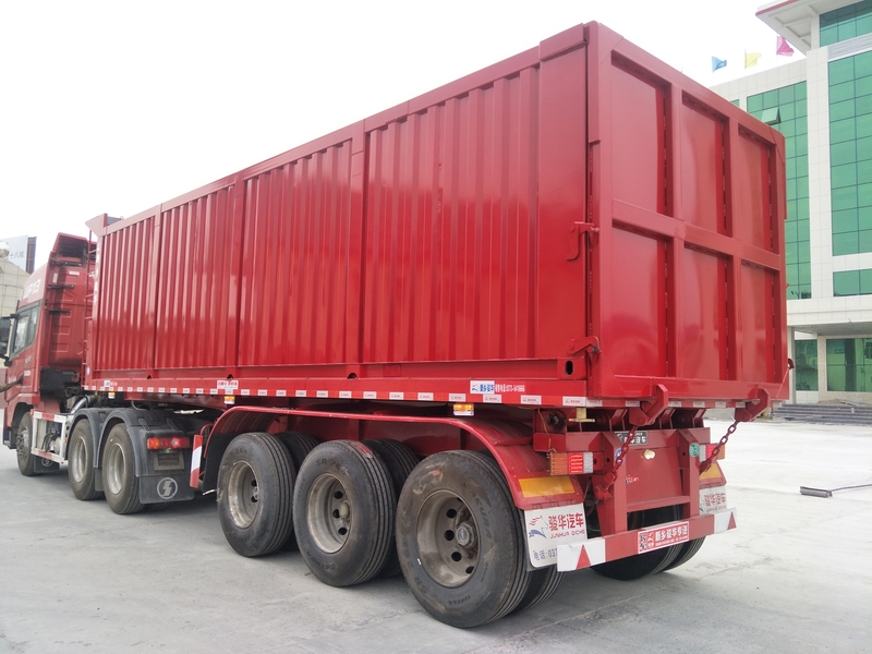 8.5米前顶后翻自卸半挂车