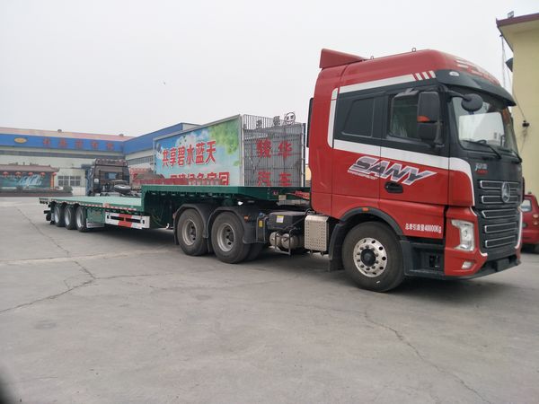 13.75米低平板运输半挂车