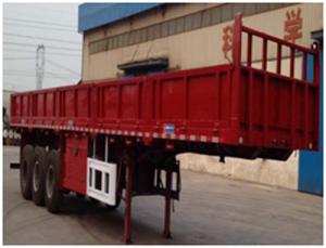 三桥栏板运输半挂车