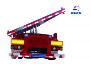 侧翻自卸式运输半挂车