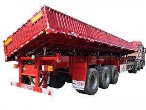 轻量化标箱侧翻自卸式运输半挂车