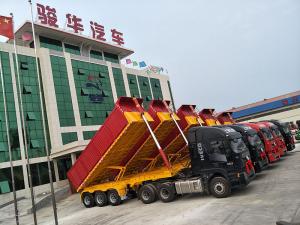 前顶自卸运输半挂车