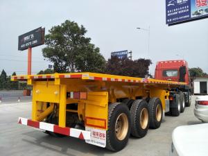 9米平板侧翻半挂车